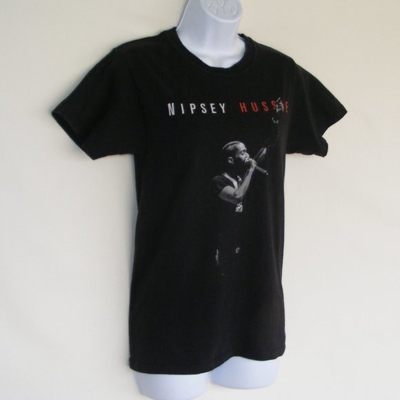 NIPSEY HUSSLE Tshirt, XS, Black, On Stage, Performing, Short sleeves - Picture 3 of 10